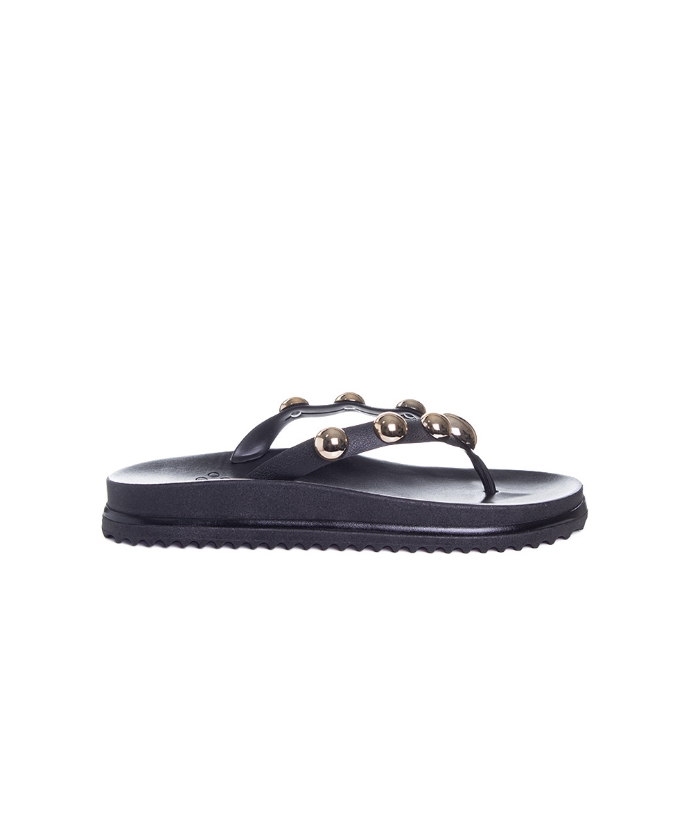 Tamanco Flat Pixolé Preto