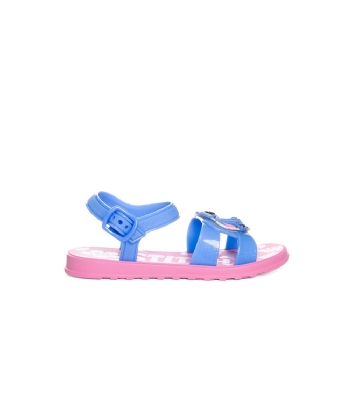 Sandália Infantil Grendene Stitch Pet Shop Rosa/azul