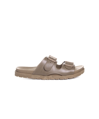 Tamanco Flatform Pixolé Fivelas. Ambar
