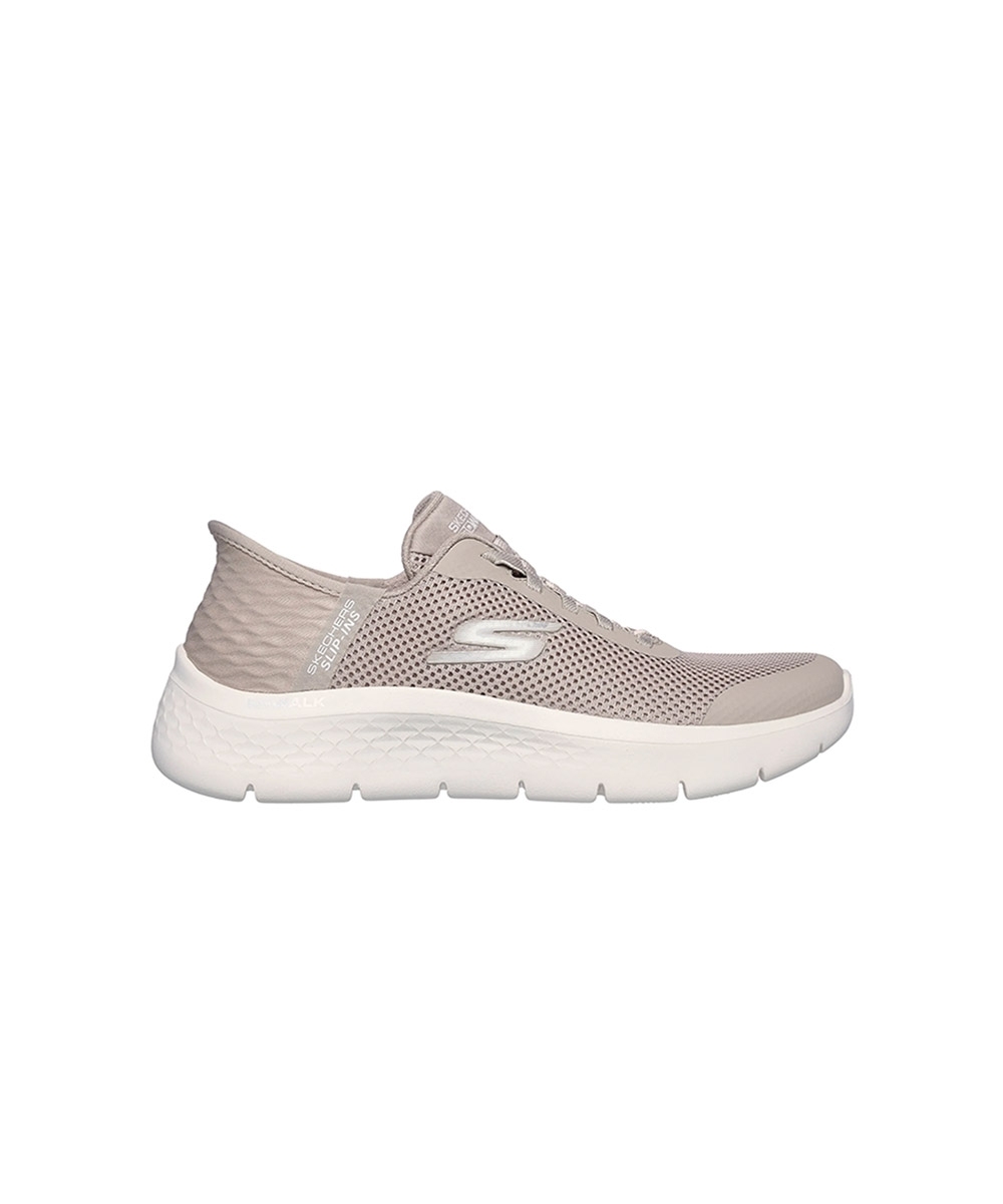 Tênis Feminino Skechers Go Walk Flex Slip-ins Taupy