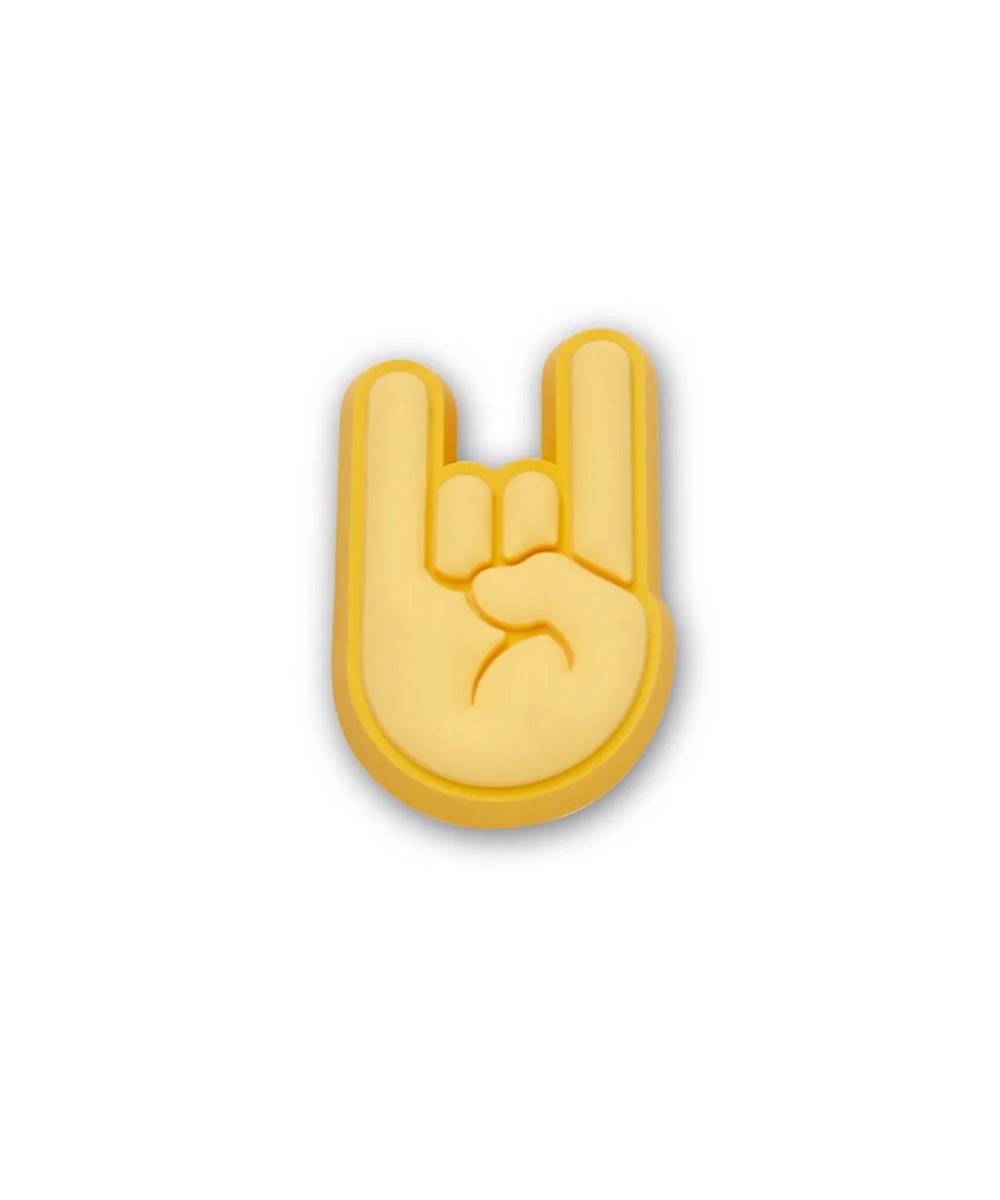 Jibbitz Crocs Emoji Mão Rock Cor única