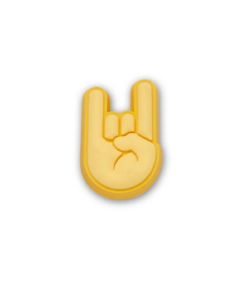 Jibbitz Crocs Emoji Mão Rock Cor única