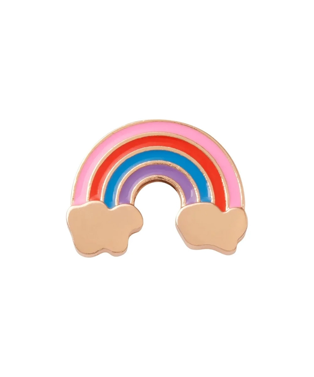 Jibbitz Crocs Arco-íris Núvem Dourada Cor única