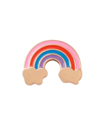 Jibbitz Crocs Arco-íris Núvem Dourada Cor única