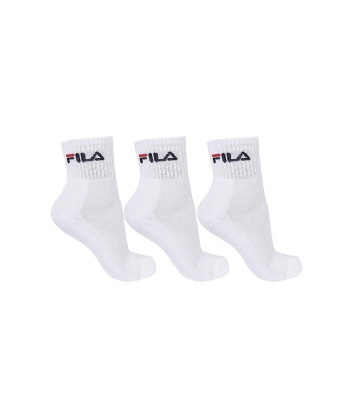 Tripack Fila Cano Médio Unisex Branco