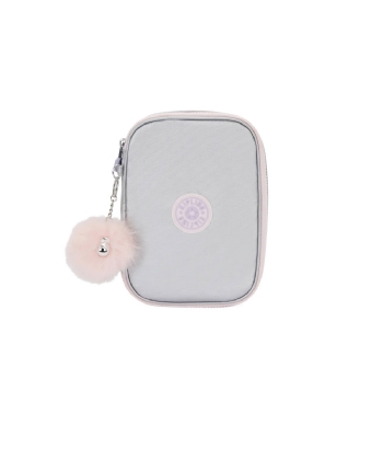 Estojo Kipling 100 Pens Silver Glow Met Prata