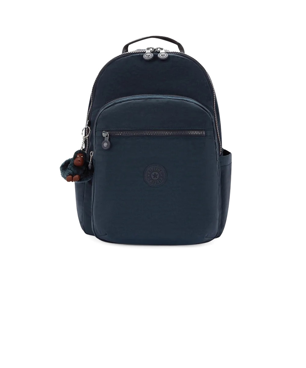 Mochila Kipling Seoul College Extra True Blue Tonal Marinho