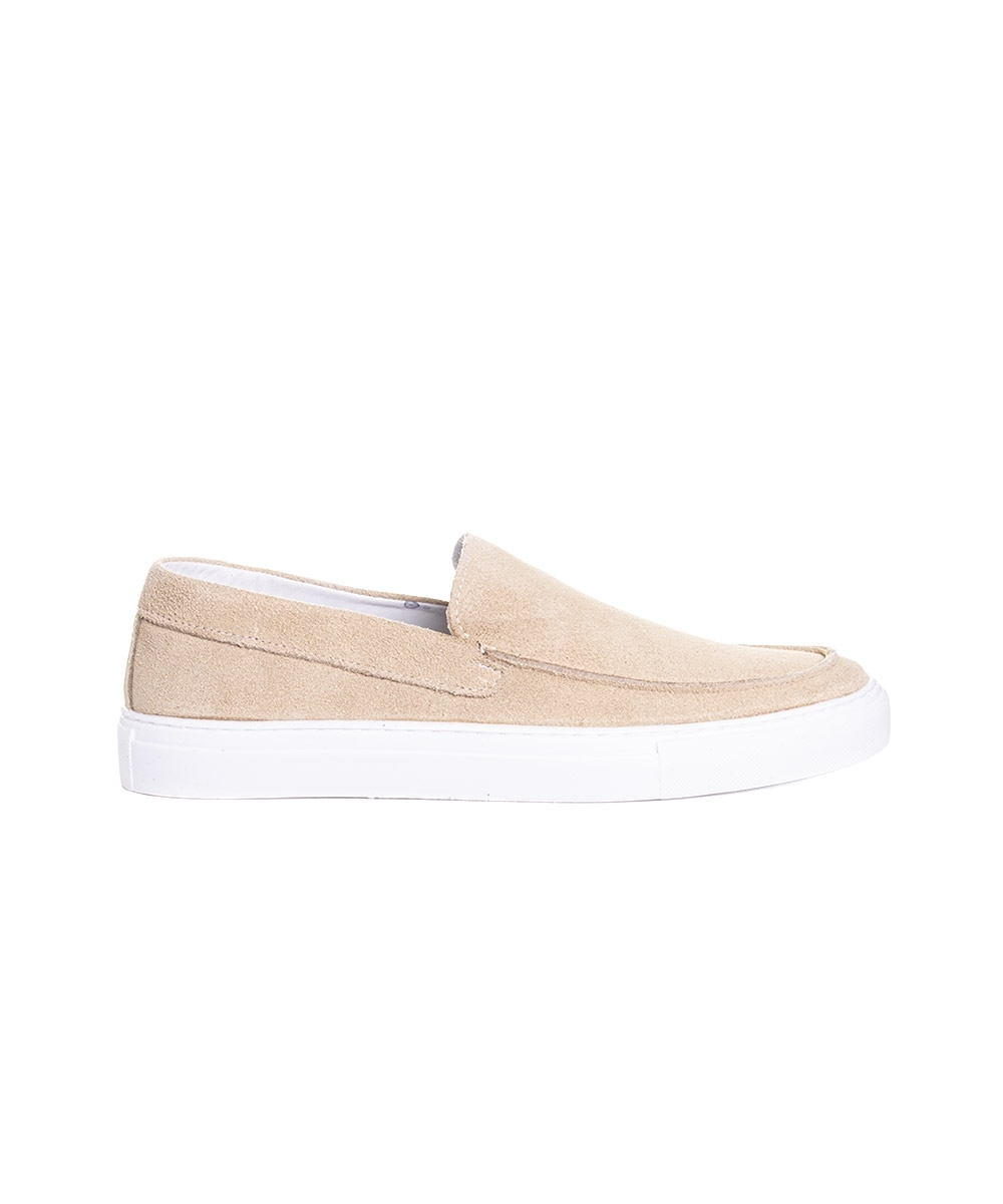 Mocassim Masculino Pixolé Casual Couro Areia