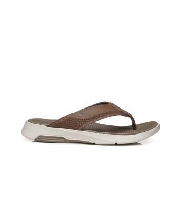Chinelo Masculino Pegada Levitech Kai Couro Caqui