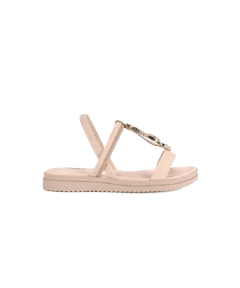 Sandália Pink Cats Infantil Flatform Bege