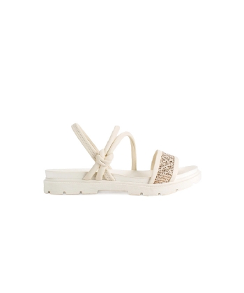 Sandália Infantil Pink Cats Flatform Creme