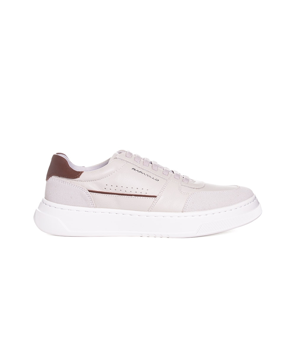 Tênis Masculino Rafarillo Max Light Couro Gelo