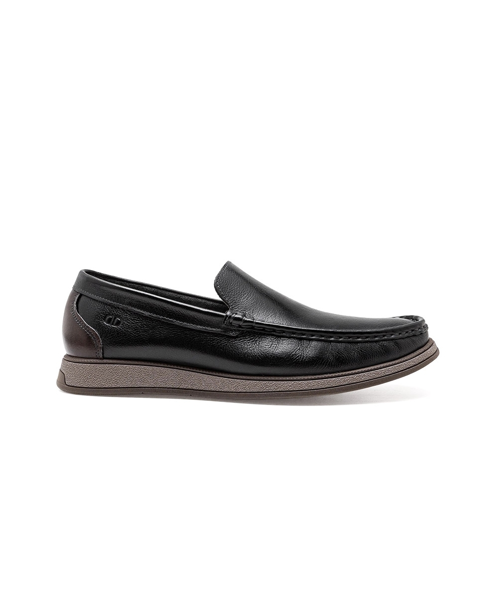 Mocassim Masculino Democrata Nash Couro Preto