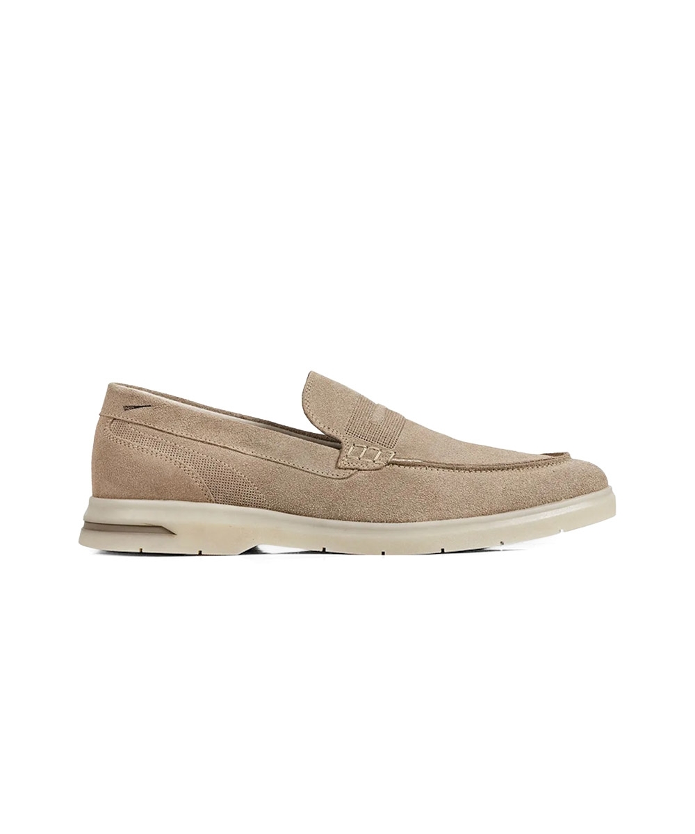 Mocassim Masculino Ferracini Malta Plus Couro Taupy