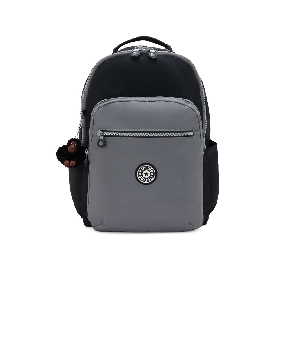 Mochila Kipling Seoul Space Black Bl Cinza