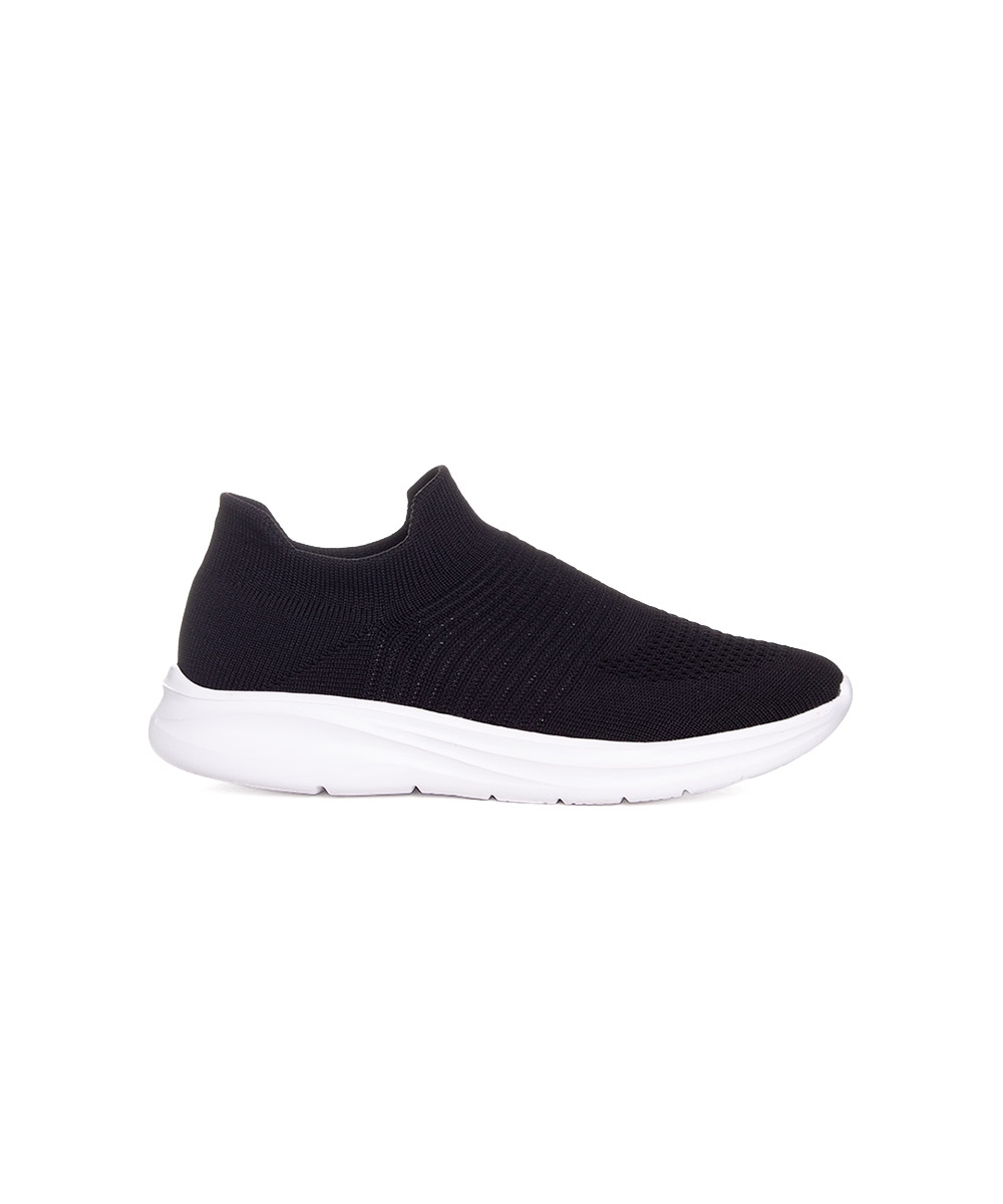 Tênis Feminino Giulia Domna Knit Preto