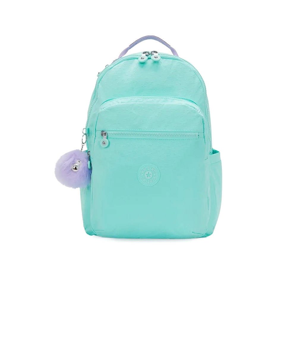 Mochila Kipling Seoul Funky Stars Emb Verde Agua