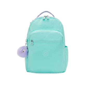 Mochila Kipling Seoul Funky Stars Emb Verde Agua