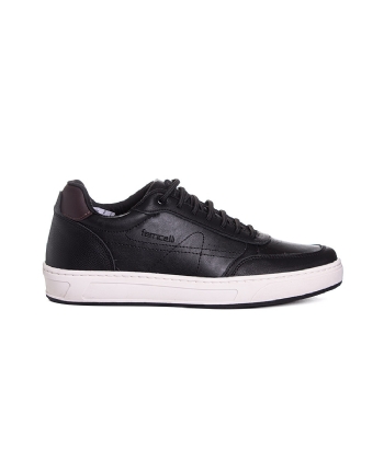Tênis Masculino Ferriceli Casual Couro Preto