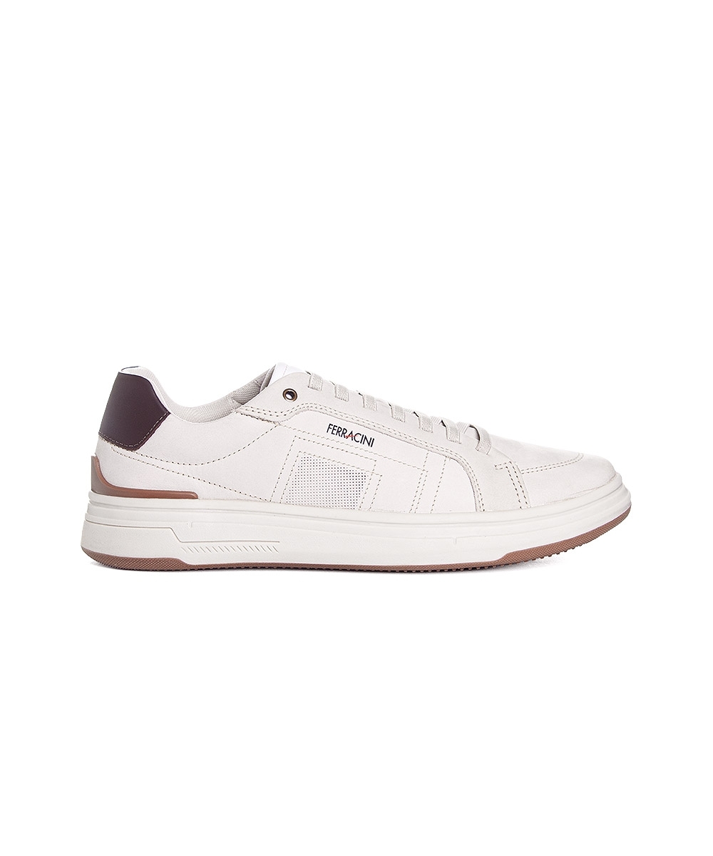 Tênis Ferracini Masculino Locker Couro Cinza