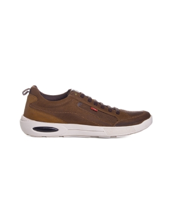 Sapatênis Ferracini Masculino Pulse Couro Chocolate