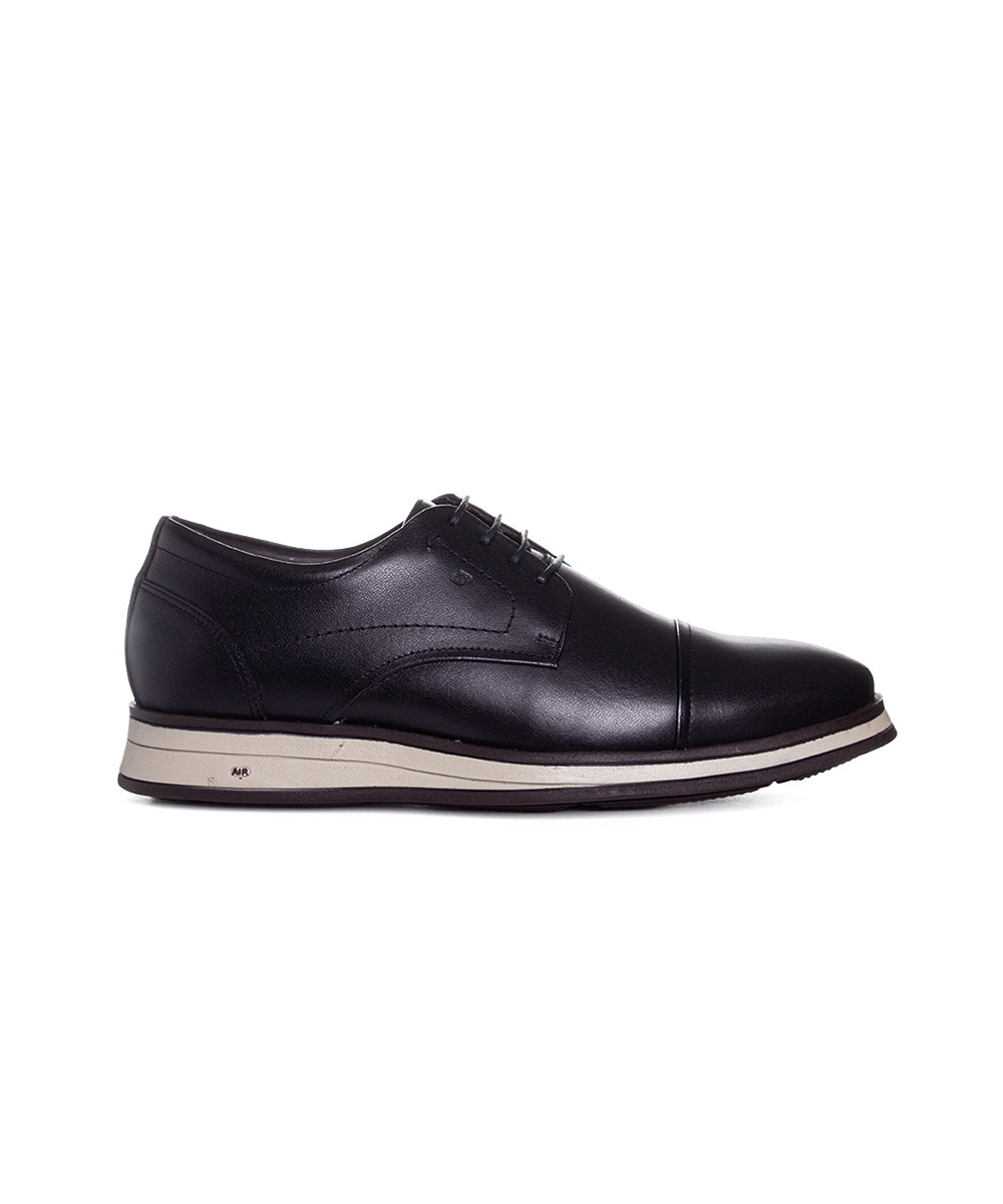 Sapato Masculino Jota Pe Air Morgan Couro Preto