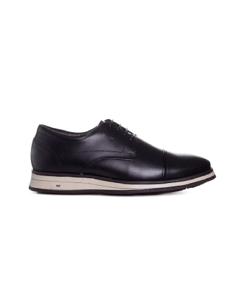 Sapato Masculino Jota Pe Air Morgan Couro Preto
