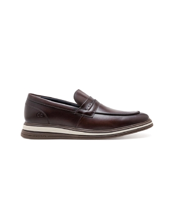 Sapato Masculino Democrata Dune Hi-soft Couro Tabaco