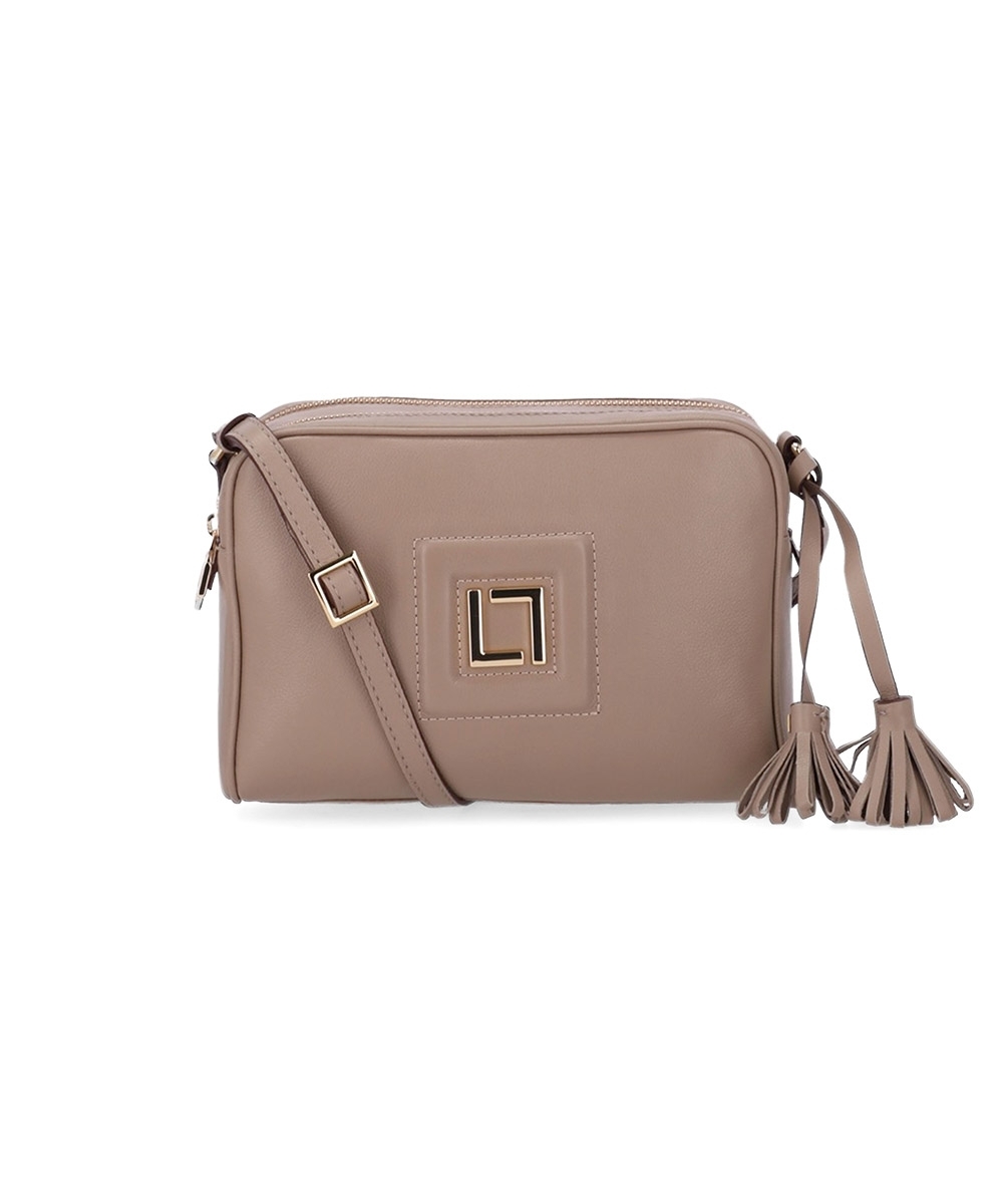 Bolsa Luz Da Lua Tiracolo New Ridge Couro Off White