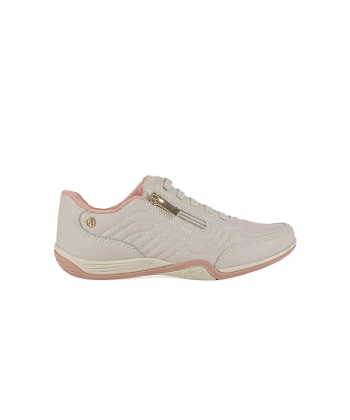 Tênis Feminino Kolosh Casual Ziper Cinza