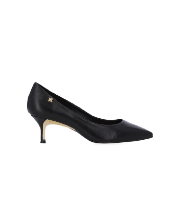 Sapato Scarpin Luz Da Lua Couro Preto