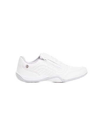 Tênis Feminino Kolosh Casual Ziper Branco