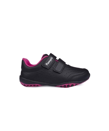 Tênis Infantil Pampili Honey Escolar Preto/pink
