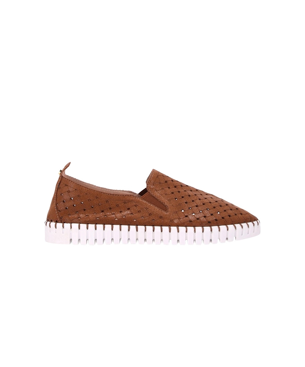Tênis Feminino Luz Da Lua Toscana Couro Marrom