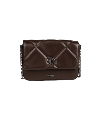 Bolsa Transversal Dakota Matelassê Café