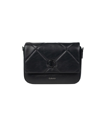 Bolsa Transversal Dakota Matelassê Preto