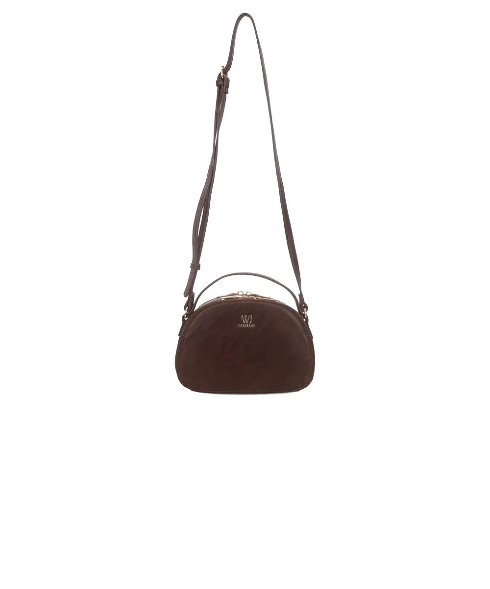 Bolsa Transversal Wj Pequena Marrom