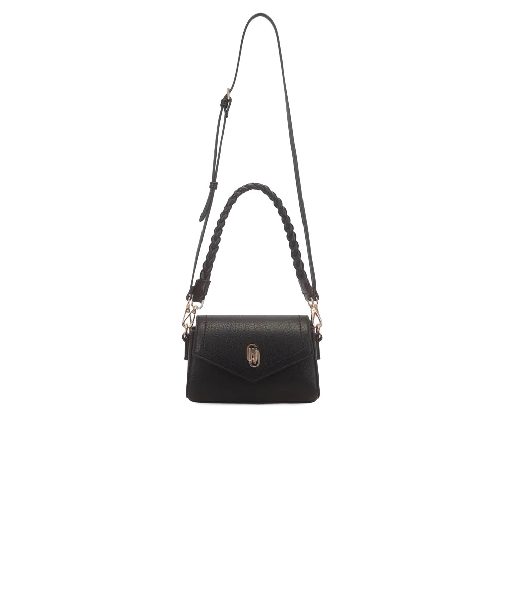 Bolsa Transversal Pequena Wj Alça Trançada Preto