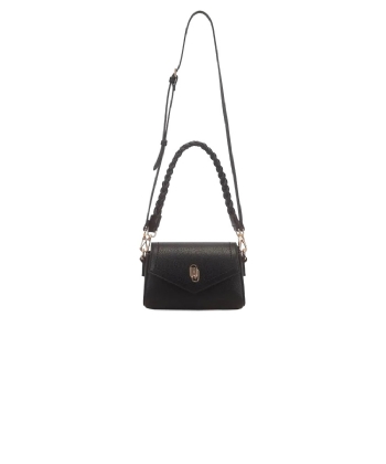 Bolsa Transversal Pequena Wj Alça Trançada Preto