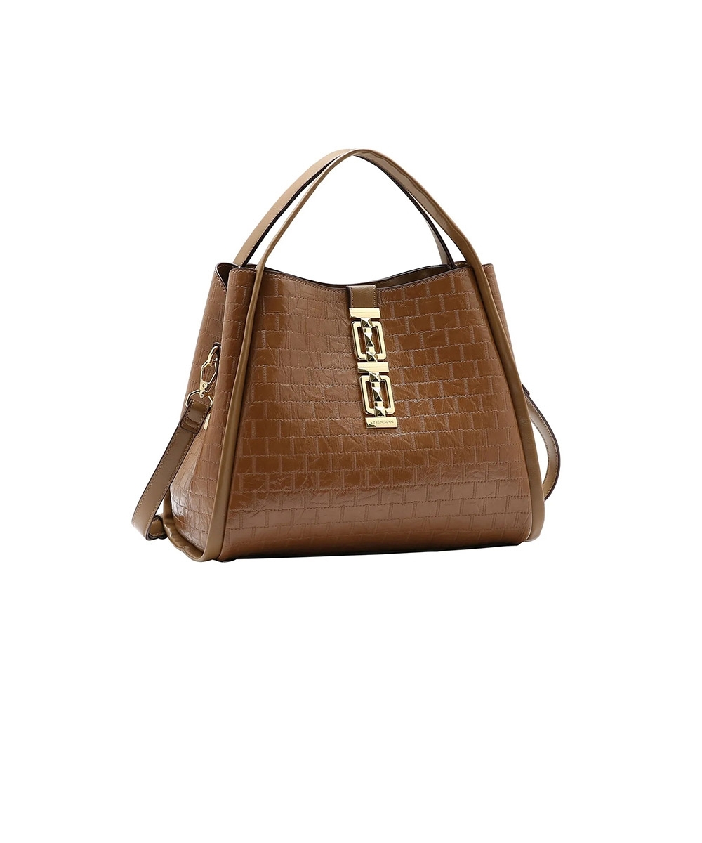 Bolsa Mão Chenson Matelasse Marrom