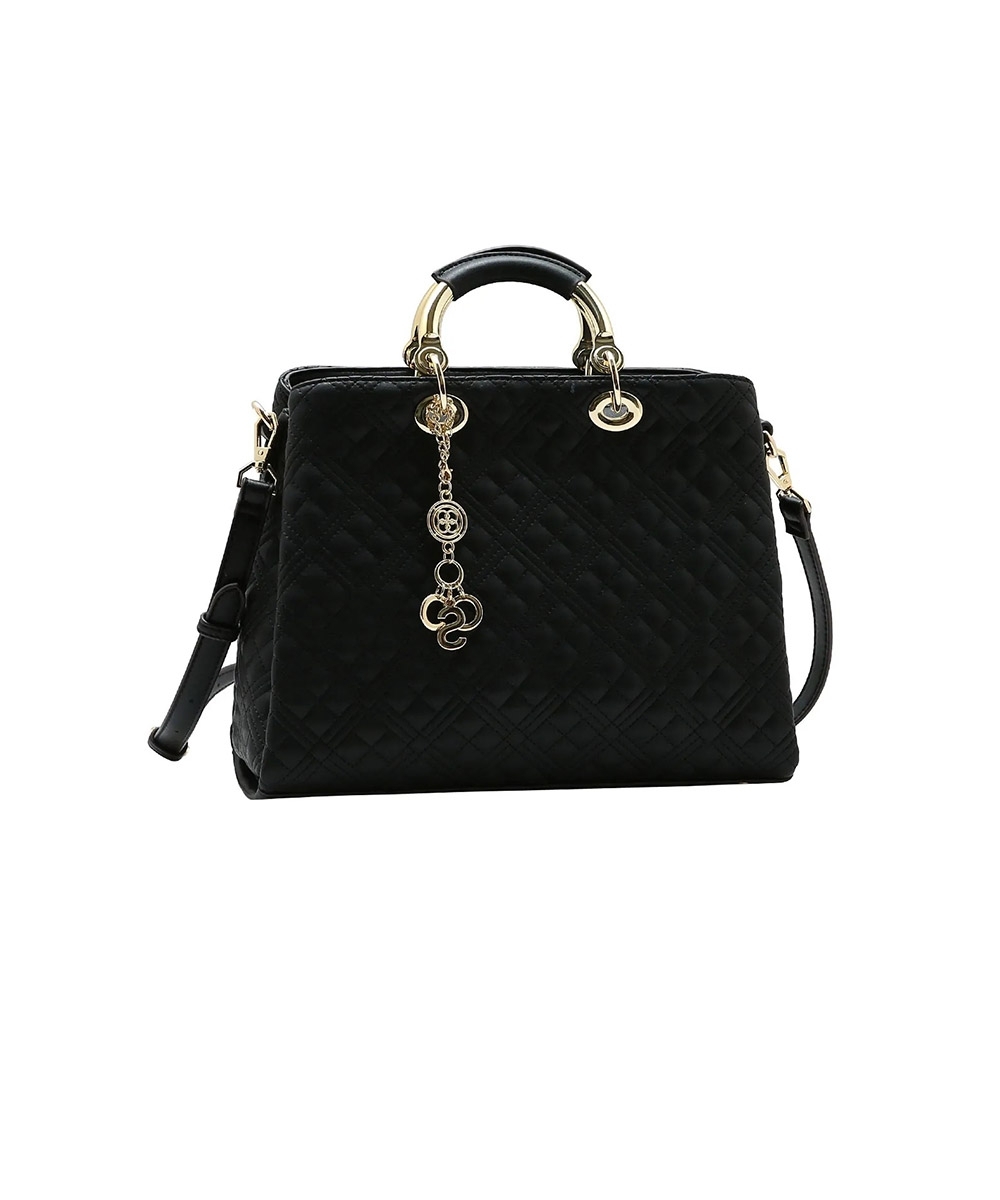 Bolsa Mão Chenson Matelassê Contemporâneo Preto