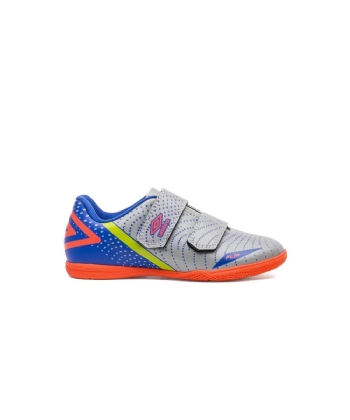 Chuteira Futsal Umbro Flip Kids U07fb00193 Cinza/azul