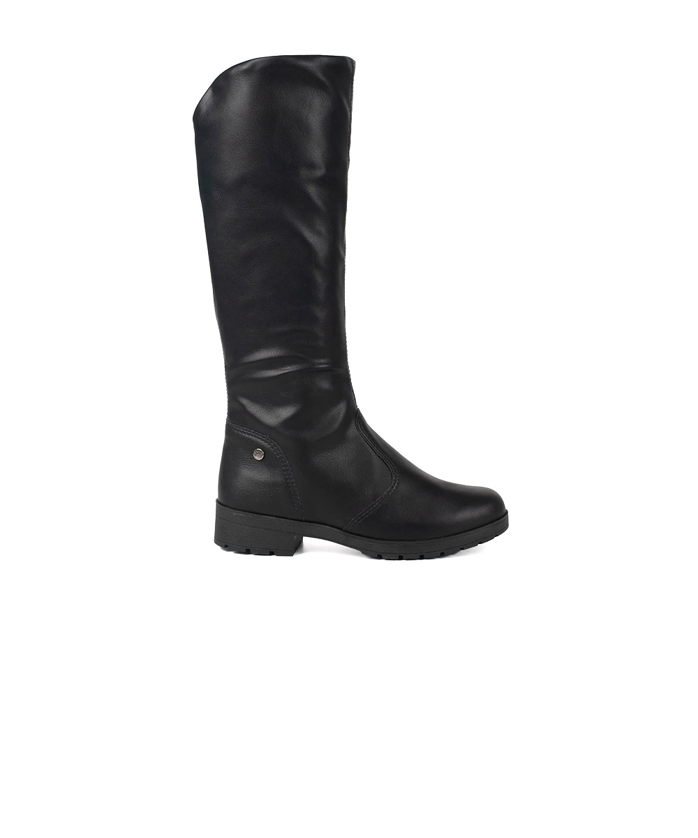 Bota Cano Longo Pink Cats Infantil Preto