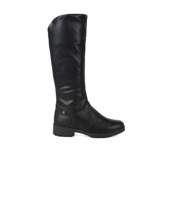 Bota Cano Longo Pink Cats Infantil Preto