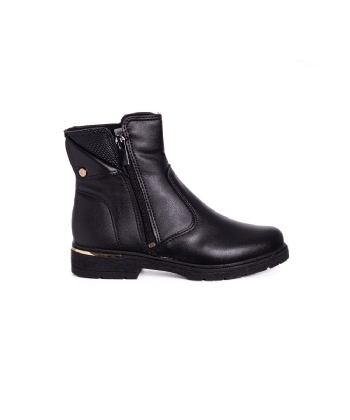 Bota Cano Curto Pink Cats Infantil Preto