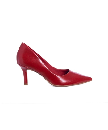 Scarpin Bebecê Salto Médio Fino Vermelho