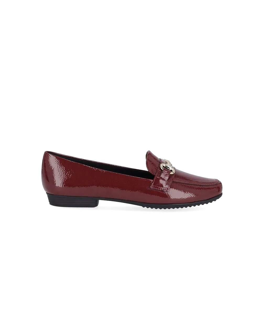 Sapato Loafer Piccadilly Raquel Salto Baixo Bordo