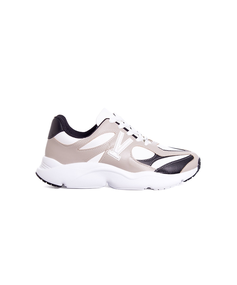 Tênis Feminino Vizzano Sneaker Branco/preto