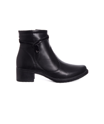 Bota Cano Curto Mississipi Salto Bloco Preto