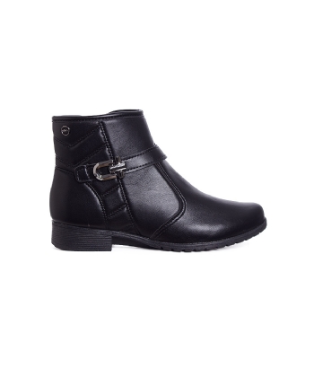 Bota Cano Curto Dakota Salto Baixo Preto